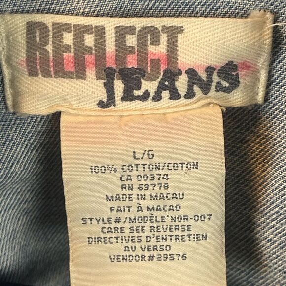 Tom Petty Daydreamer upcycled jean jacket custom repurposed ONE OF A KIND. L - Picture 3 of 7